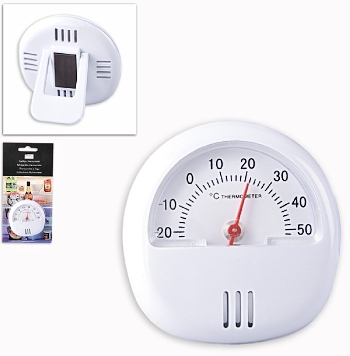 Teploměr chladírenský kulatý 6cm bimetal